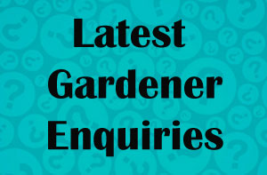 Gardener Enquiries Suffolk